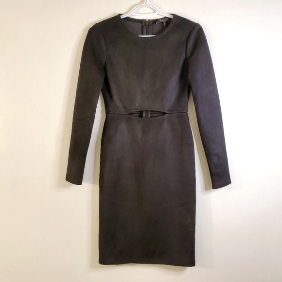 BCBGMAXAZRIA Whitley Black Cutout Dress / XS - Picture 3 of 8